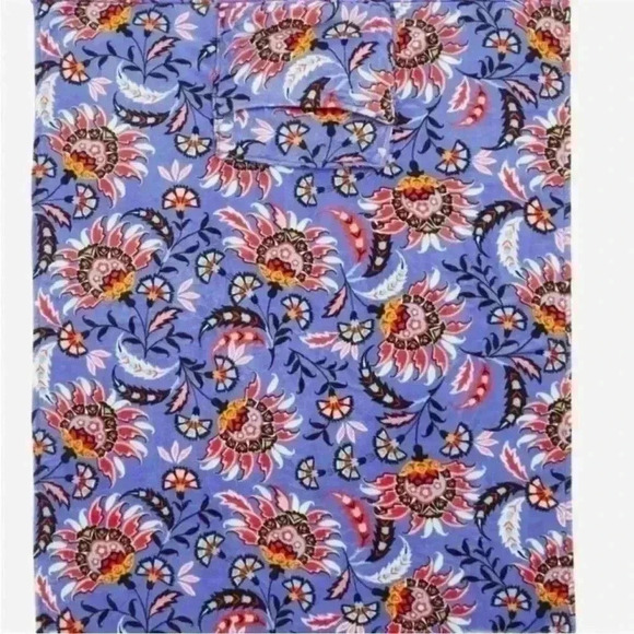 Vera Bradley Fleece Travel Blanket Pillow in Mural Garden NWT - Picture 2 of 6